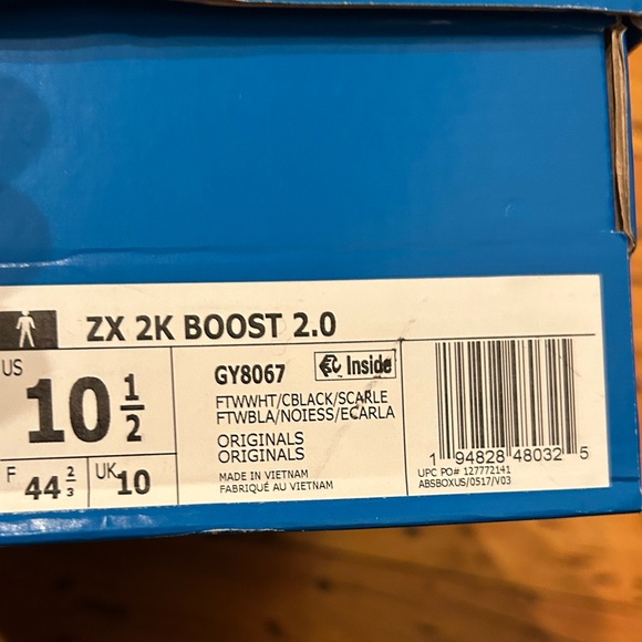 Adidas ZX 2K Boost new with original box. Never worn. M10.5 - Picture 8 of 8